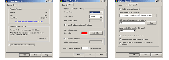 D3DGear Screenshot
